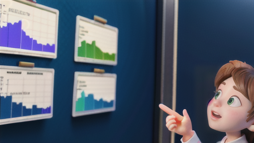 チャート設定による色の違い