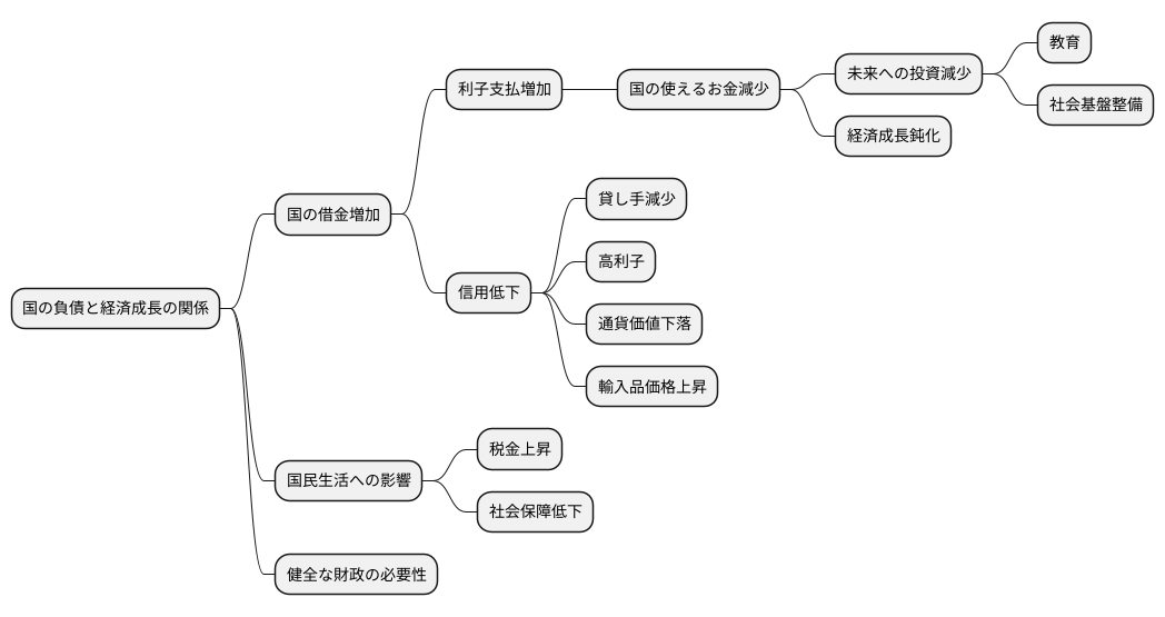 借金と成長の関係