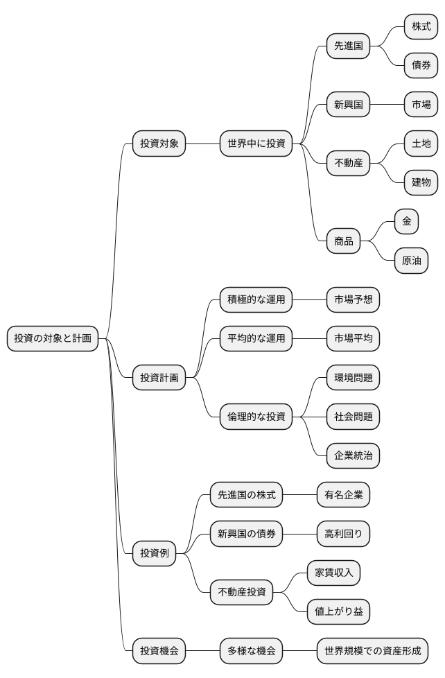投資対象と戦略