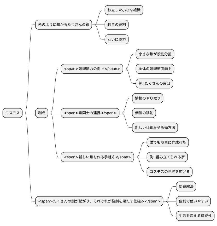 コスモスの利点