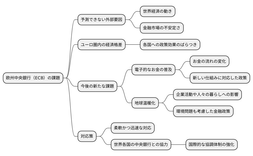 ＥＣＢの課題と展望