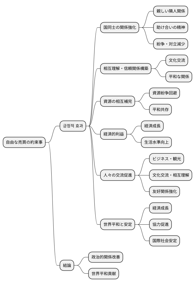 国際関係への影響
