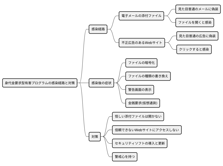 感染経路と手口