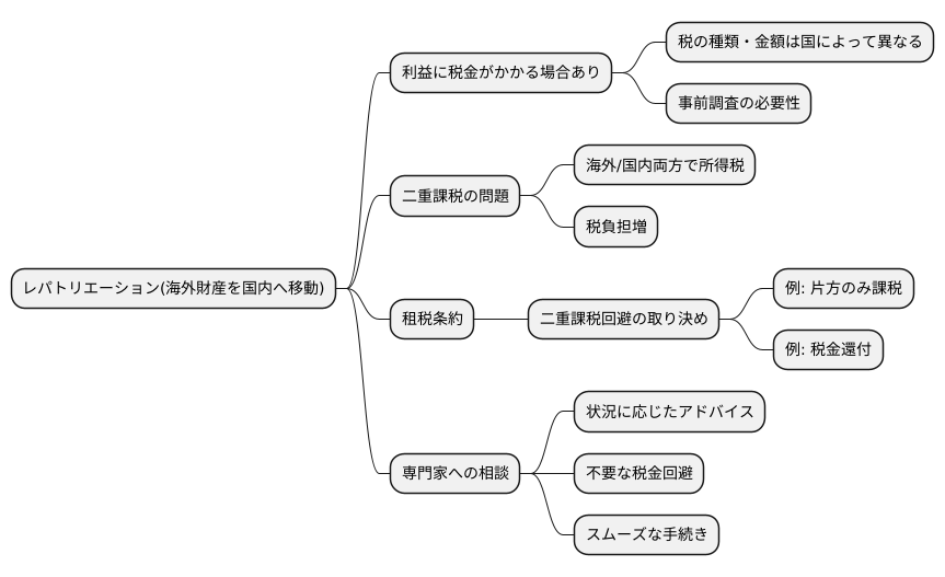 レパトリエーションと税金