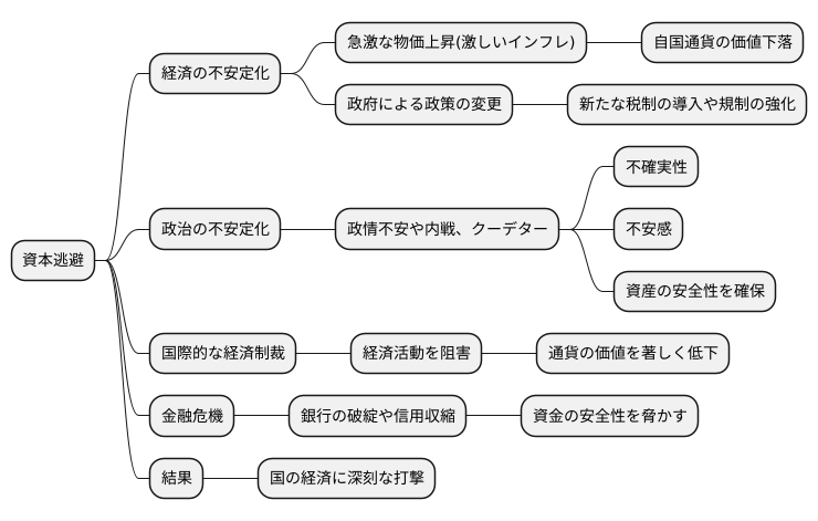 資本逃避の引き金