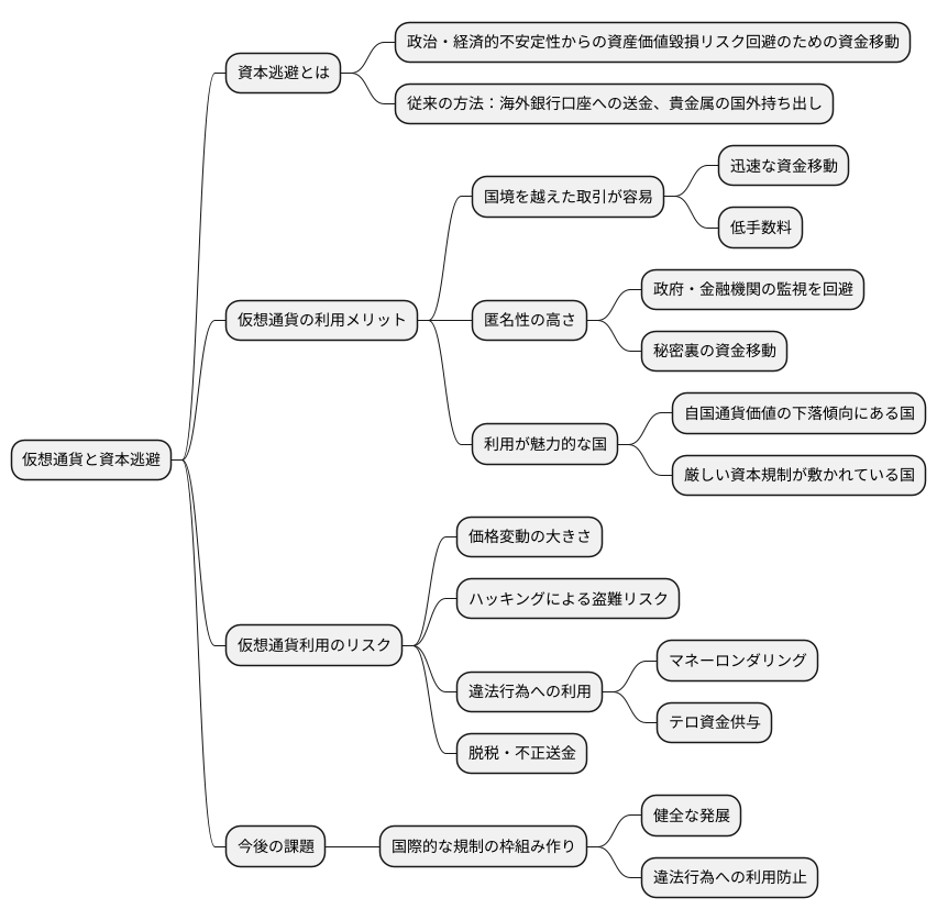 仮想通貨と資本逃避